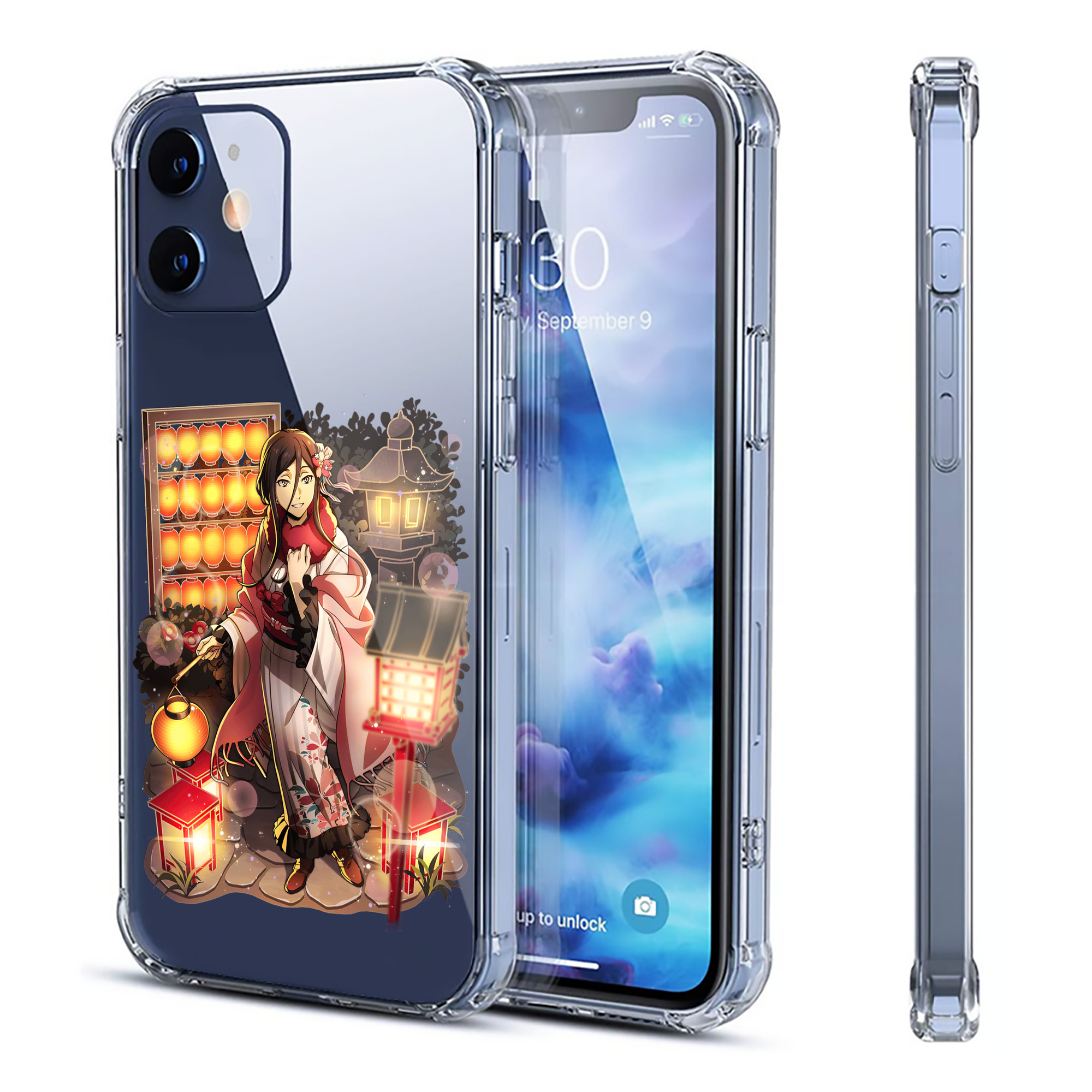 （画像用） 文豪ストレイドッグス Bungo Stray Dogs 【iPhone 12シリーズ対応】透明スマホケース（クリアソフトケース）